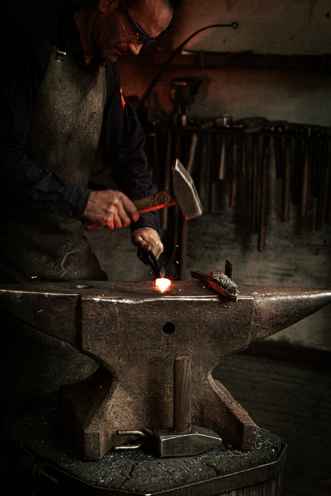 blacksmith at work